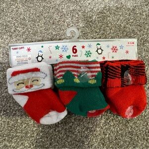 Carter's Holiday Baby Socks - 6 Pairs